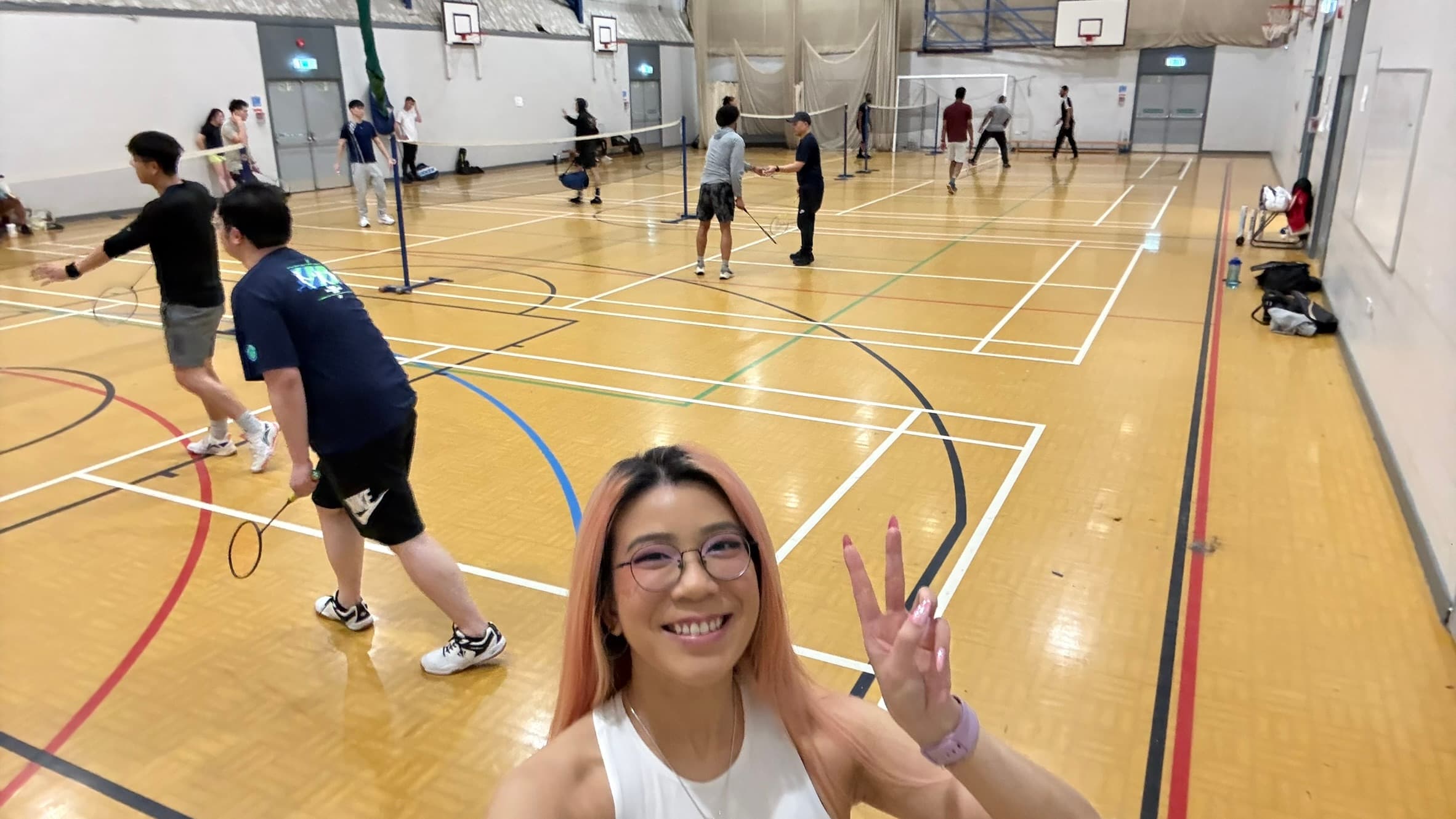 Angel Wings Social Badminton community photo at a Birmingham venue